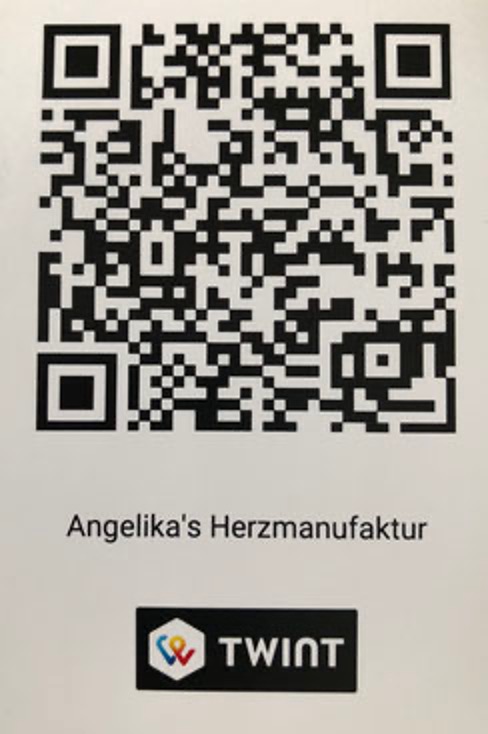 QR-Code Angelika's Herzmanufaktur, Frauenfeld