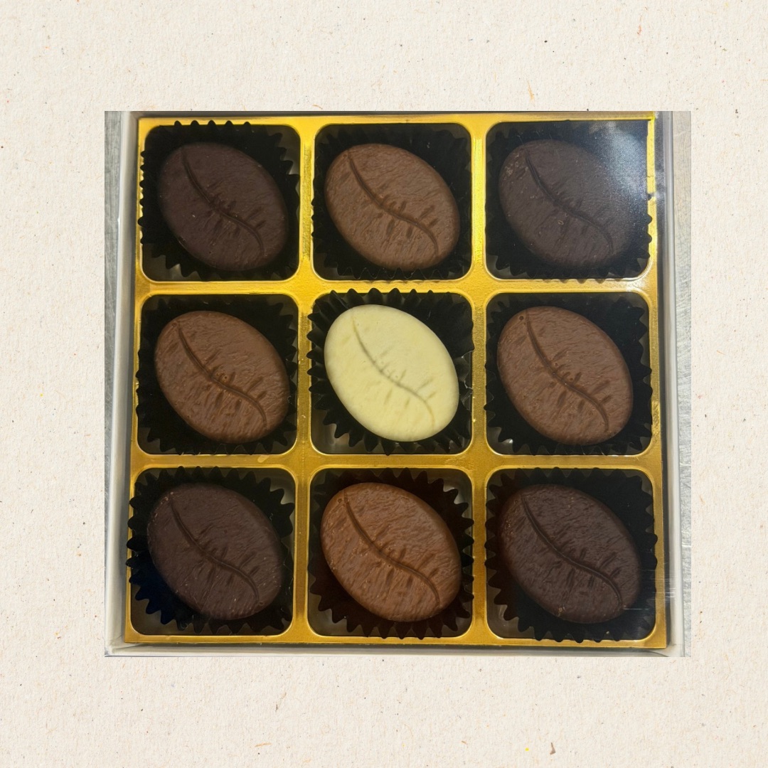 Gemischte Schoggi-Kaffeebohnen 9 Stück